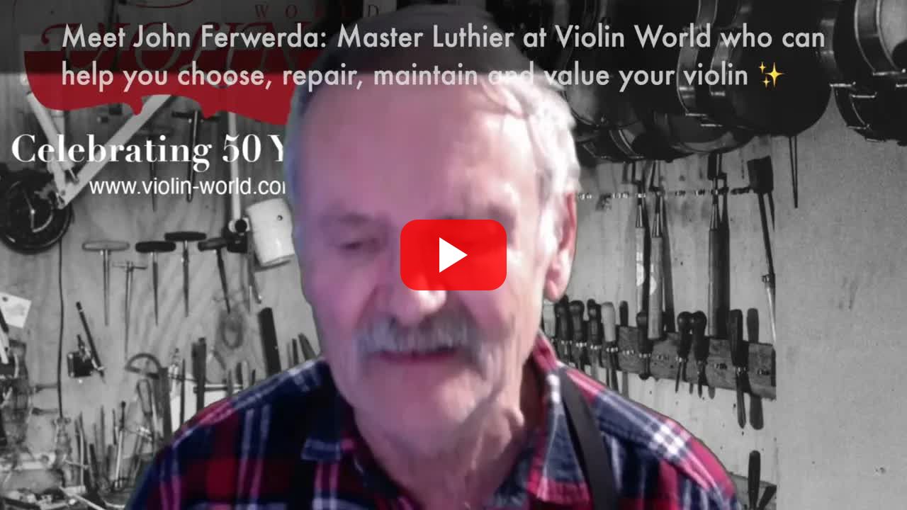 Meet John Ferwerda who can help you choose, repair, maintain and value your violin